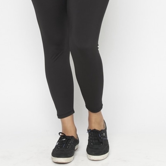 NEW XXL/1X Size Black Athletic Leggings - Picture 4 of 10
